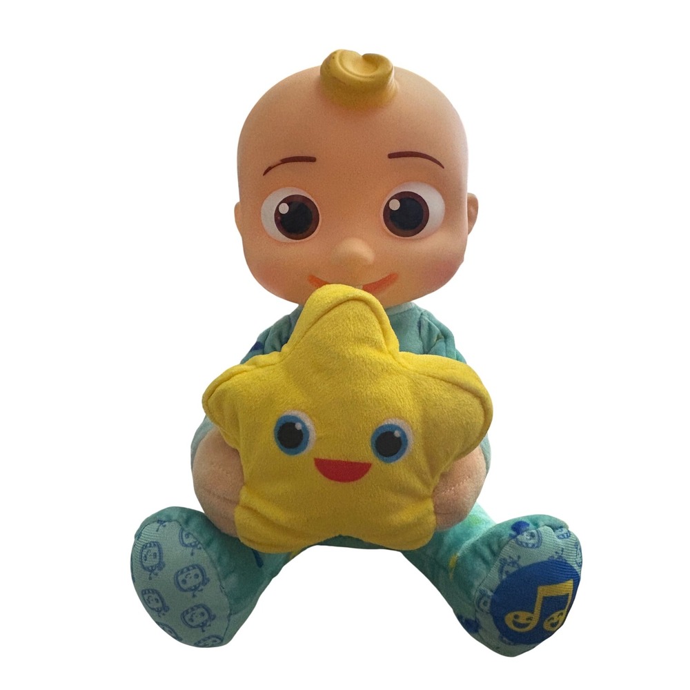 Cocomelon Musical JJ‎ Doll Plush Toy with Yellow Star Singing Light-Up Toy